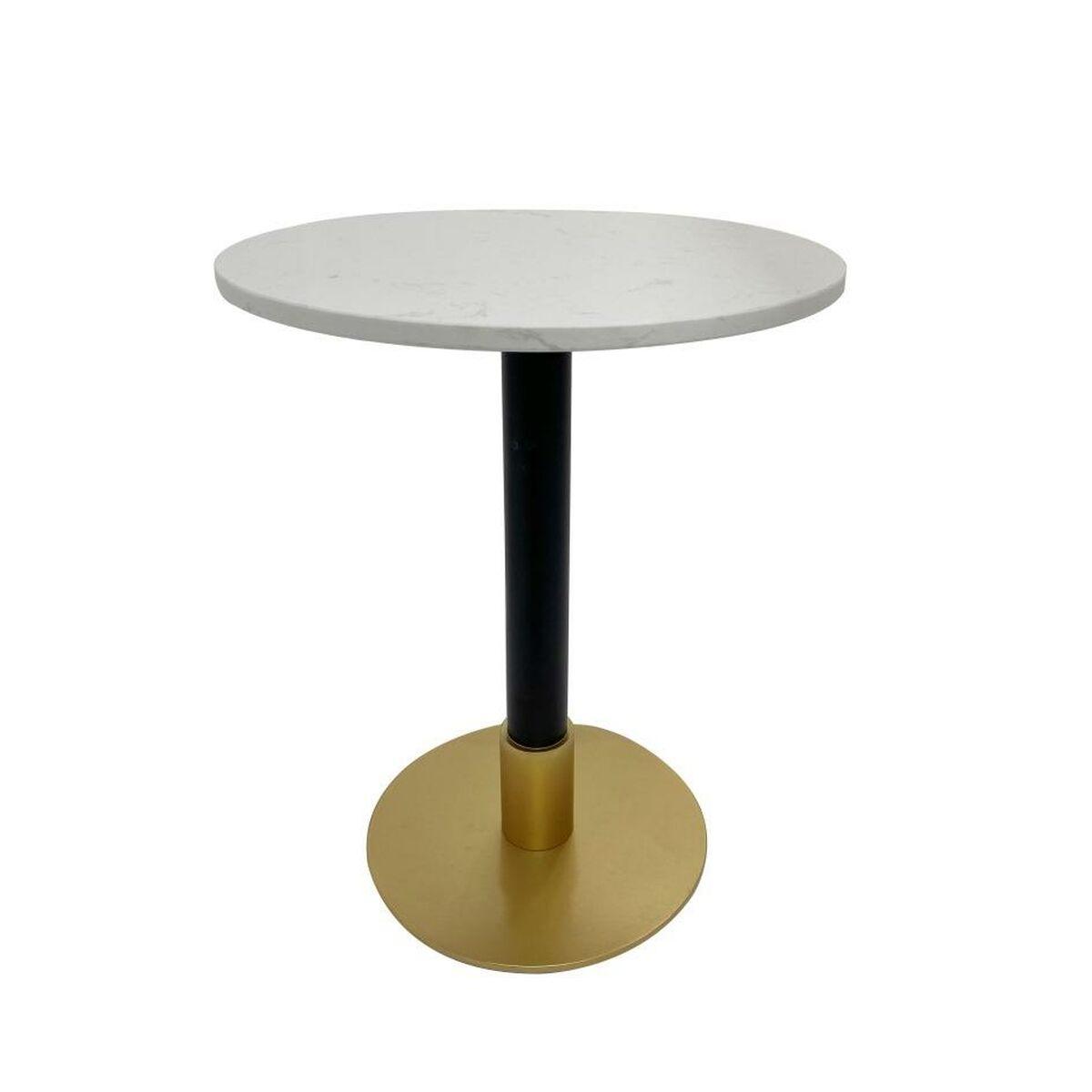 Sofabord Metal Hvid Marmor 50 X 50 X 61 Cm