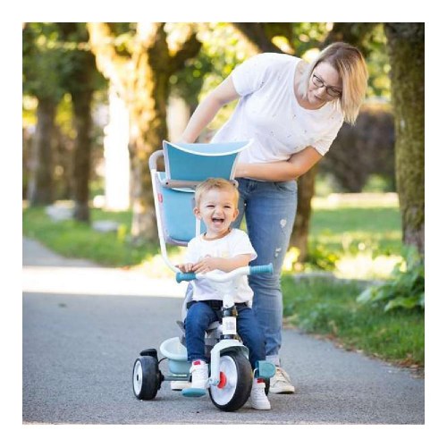 Smoby trehjulet cykel 3-i-1 Balade Plus - blå (68 × 52 × 101 cm)