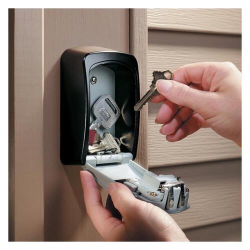 Nøgleskab Master Lock 5401EURD Metal Sort/Grå 8 x 3 x 12 cm