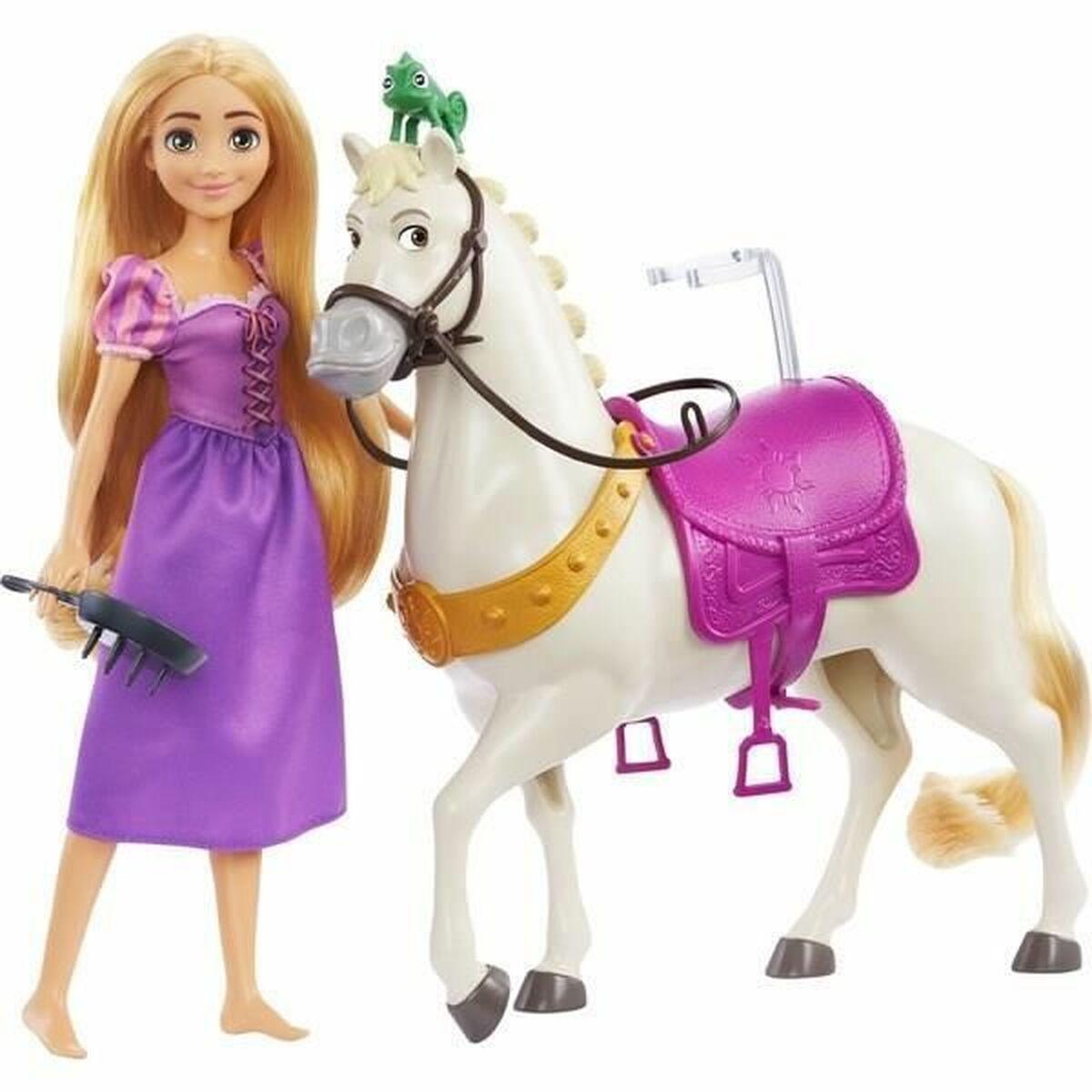Se Rapunzel Dukke Med Maximus Hest - Disney Princess hos Boligcenter.dk