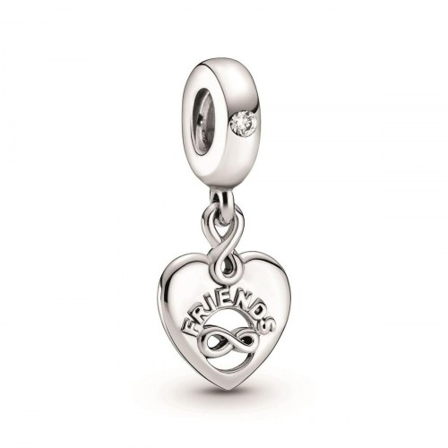 Charm vedhæng Pandora FRIENDS FOREVER HEART - sterling sølv