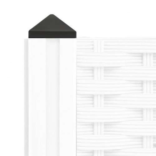 Højbed i polypropylen 80 × 40 × 71 cm - hvid