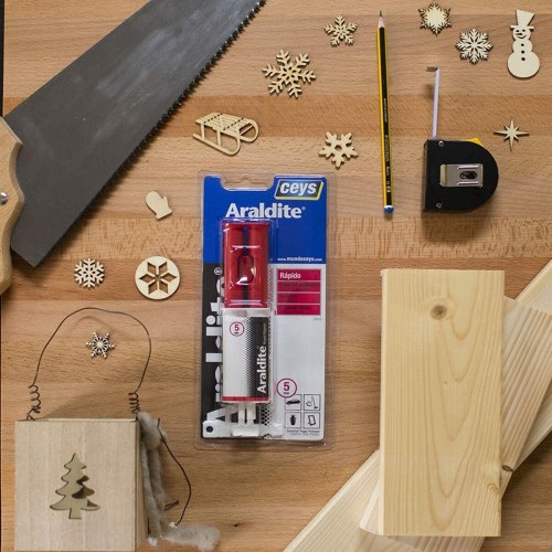 Epoxy klæbemiddel Ceys Araldite Hurtig - dobbelt sprøjte, 24 ml (2 dele)