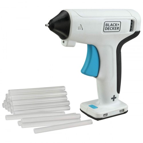 Black & Decker limpistol, hvid - 3,6 V med USB-C