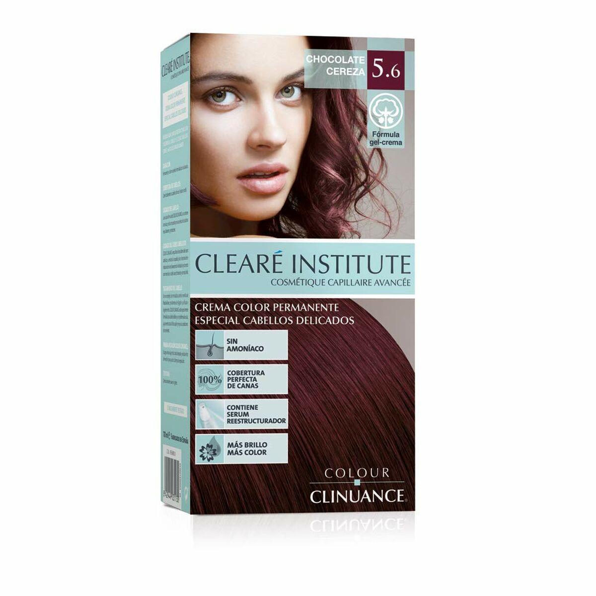 Clearé Institute Colour Clinuance permanent hårfarve 5.6 Chocolate Cereza