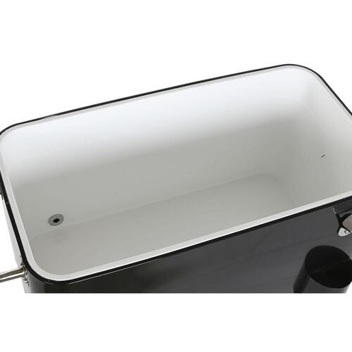 Transportabel Køleboks 74 x 43 x 83 cm Sort Stål Aluminium polypropylen 56 L
