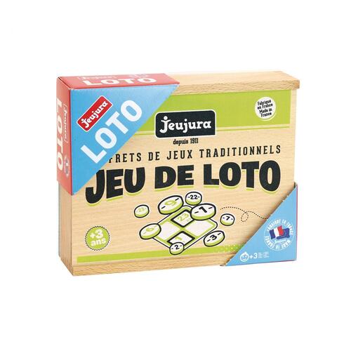 Jeujura Bingo Loto - Multifarvet spil i træ (3+)