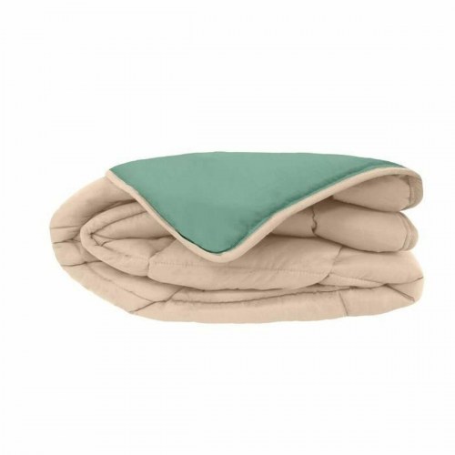 Dyne til enkeltseng Poyet Motte Calgary - grøn/beige 140 x 200 cm 400 g/m²