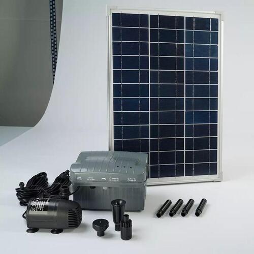 SolarMax 1000 sæt med solcellepanel, pumpe og batteri 1351182
