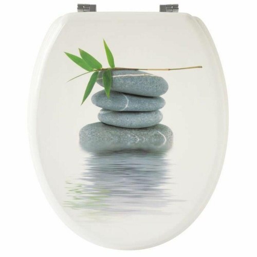 Toiletsæde Gelco i træ MDF - ZEN, hvid, standard