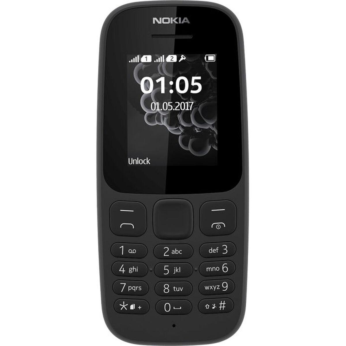 Mobiltelefon Nokia 105SS Sort 1,8"