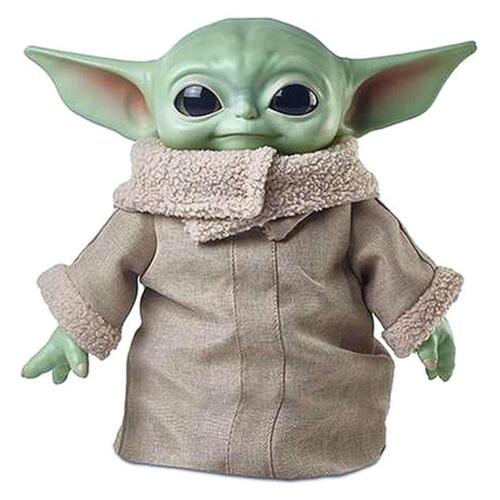 Bamse Baby Yoda Mandalorian Star Wars Mattel 28 cm