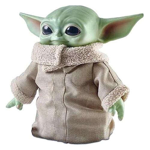 Bamse Baby Yoda Mandalorian Star Wars Mattel 28 cm