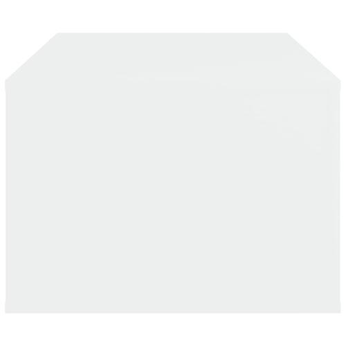 Sofabord 100x50,5x35 cm konstrueret træ hvid