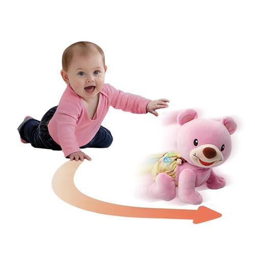 Bamse Vtech Baby Bear, 1,2,3 Follow Me Musical Pink (FR)