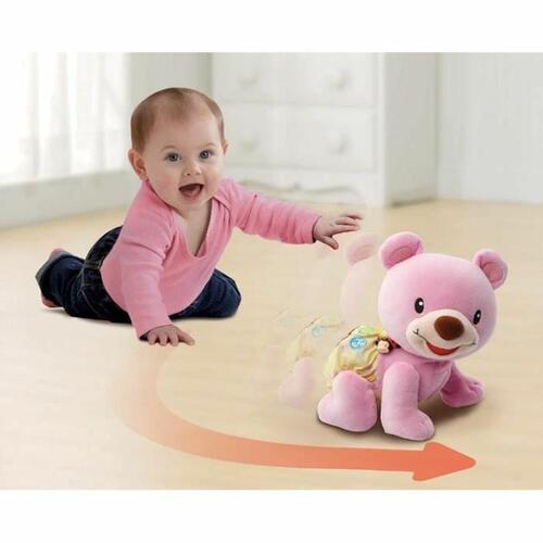 Bamse Vtech Baby Bear, 1,2,3 Follow Me Musical Pink (FR)