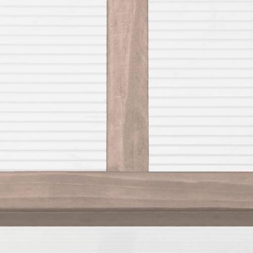 Drivhus 110x58,5x39 cm grantræ grå