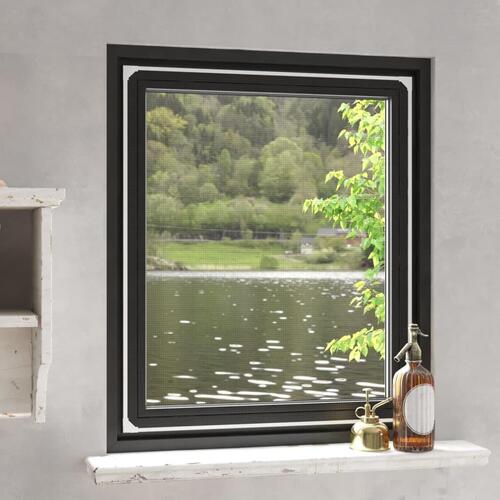 Magnetisk insektnet til vinduer 100x120 cm hvid
