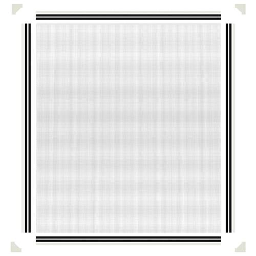 Magnetisk insektnet til vinduer 130x150 cm hvid