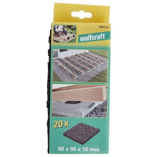 Wolfcraft støttepude til terrassemontering 20 stk. 6987000