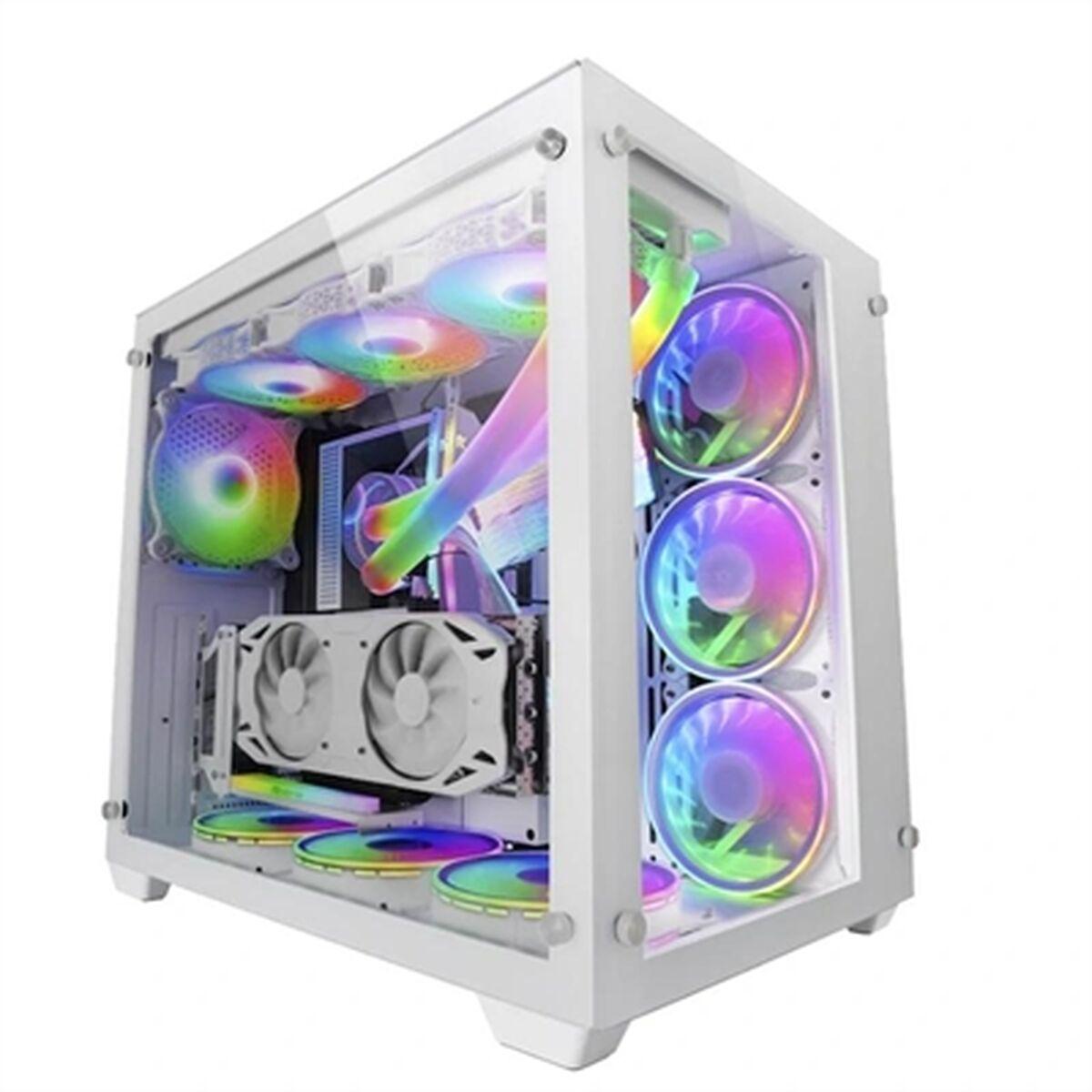Pc Kabinet Atx Semi-tårn Mars Gaming Mcv3 Premium Xxl Rgb Hvid