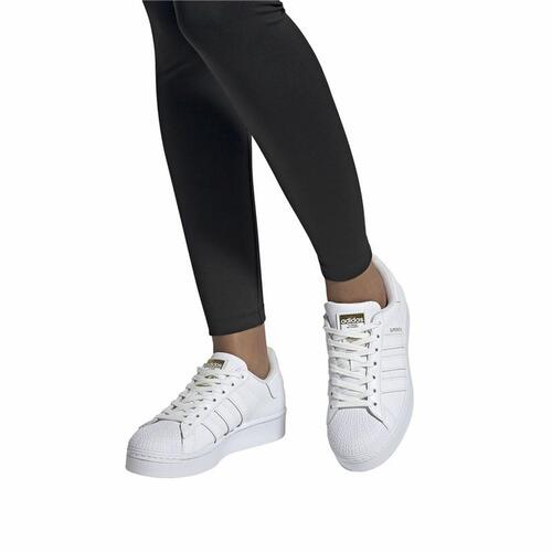 Sportssneakers til damer Adidas Superstar Bold Hvid 40 2/3