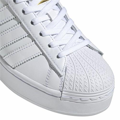Sportssneakers til damer Adidas Superstar Bold Hvid 40