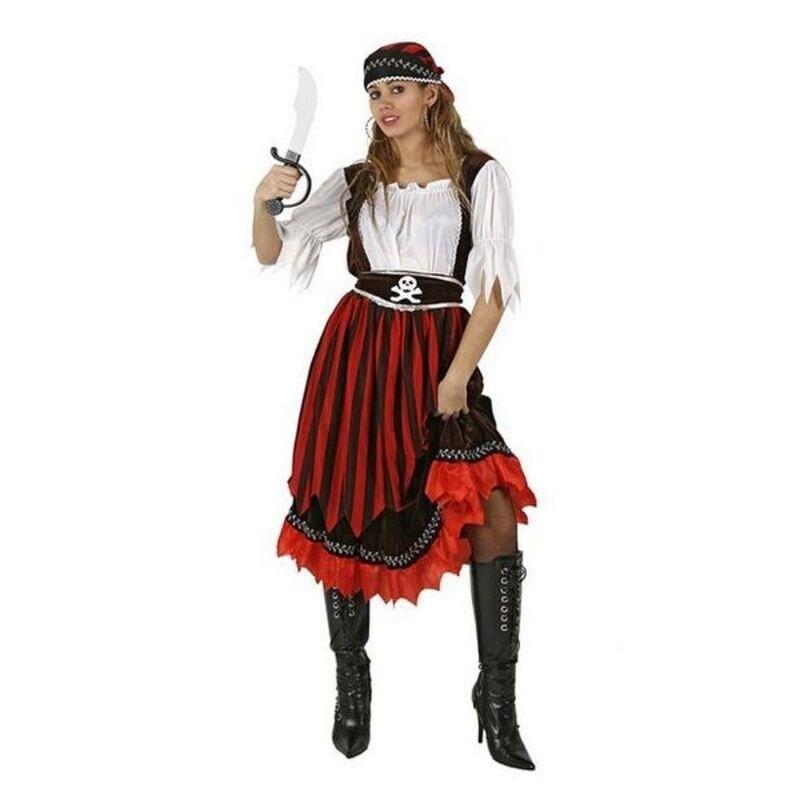 Kostume til voksne Th3 Party Multifarvet Pirater (3 Dele) M/L