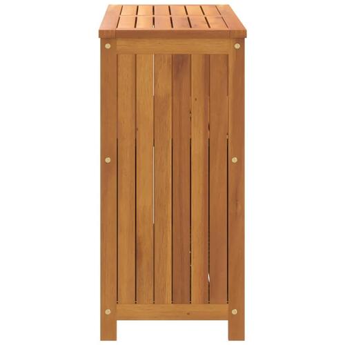 Konsolbord til haven 80x35x75 cm massivt akacietræ