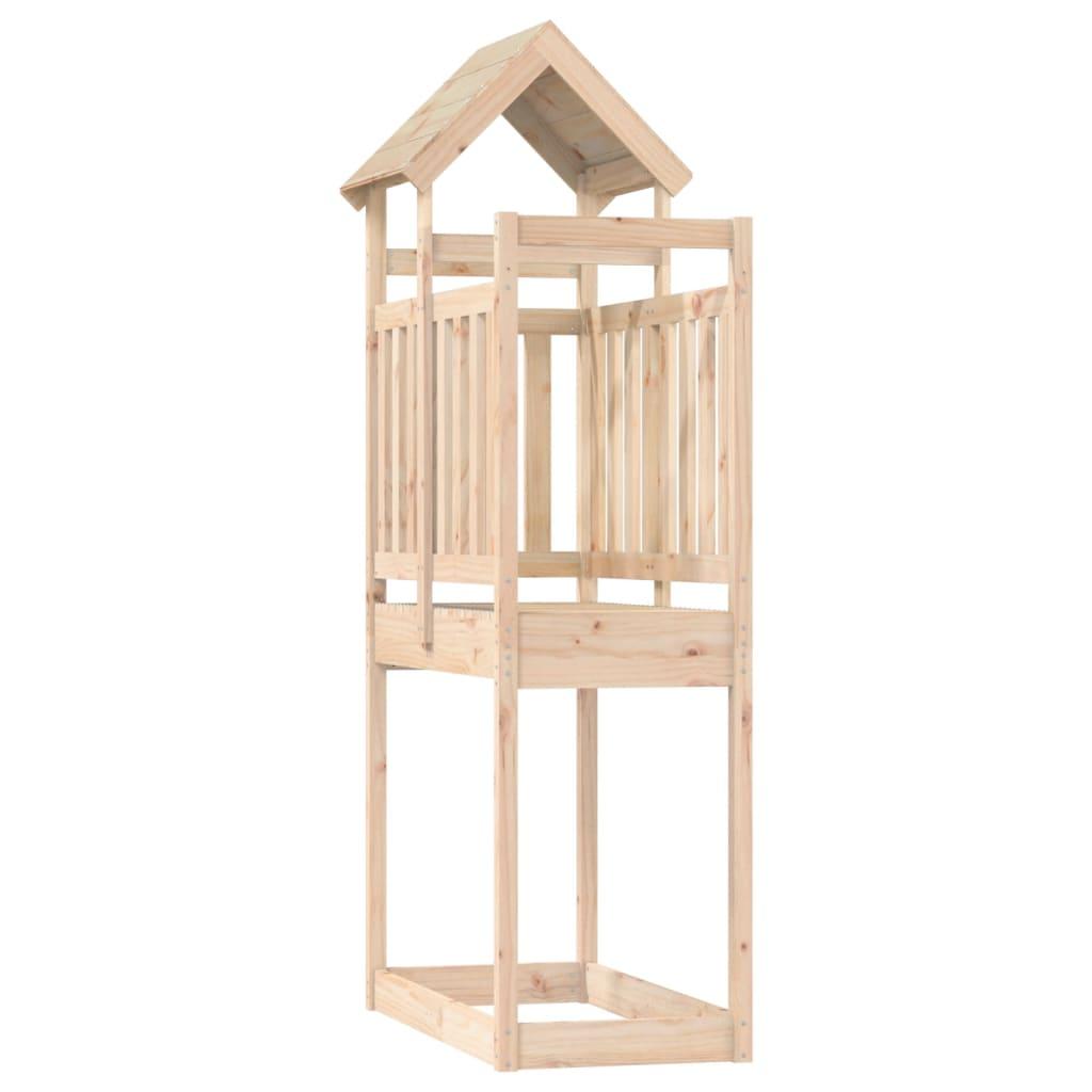 Legetårn 5x110 5x214 Massivt Fyrretræ