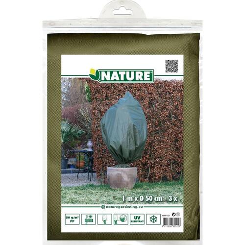 Nature frostdækkener 3 stk. 100x50 cm 50 g/m² fleece grøn