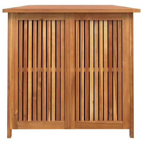 Opbevaringsboks til haven 200x80x75 cm massivt træ