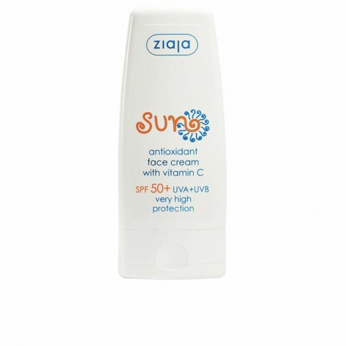 Solcreme SPF 50+ til ansigt - Ziaja Sun C, 50 ml