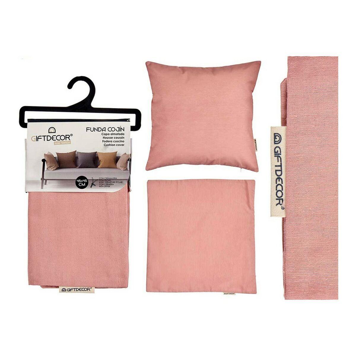 Pudebetræk - pink, 45×45 cm og 60×60 cm