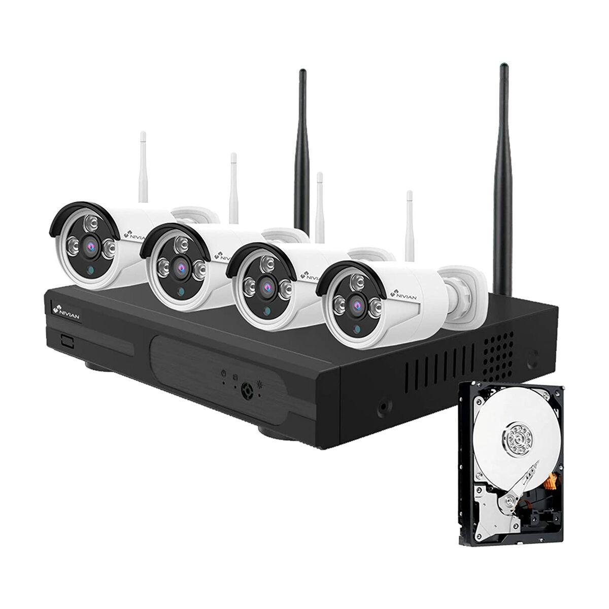 Videokamera Til Overvågning Nivian Kit430w 4cam
