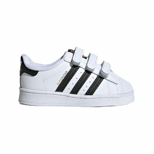 Sportssko til baby Adidas Superstar Hvid 27