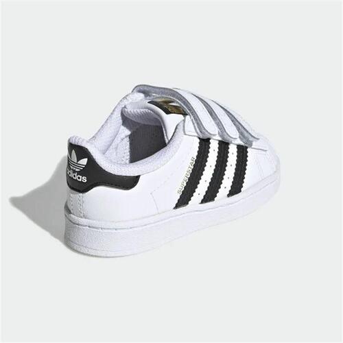 Sportssko til baby Adidas Superstar Hvid 27