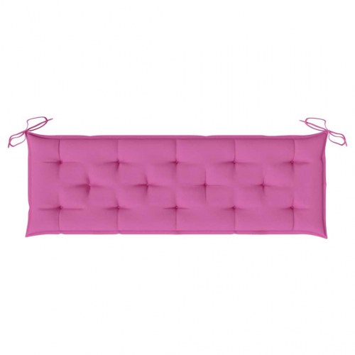 Hynde til havebænk 150 × 50 × 7 cm i oxfordstof - pink