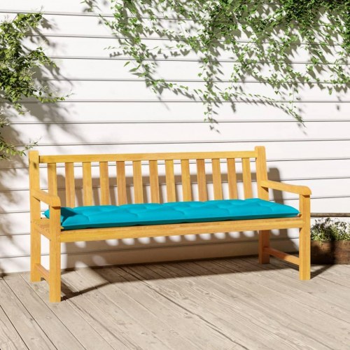 Hynde til havebænk 150×50×7 cm i oxfordstof - turkis