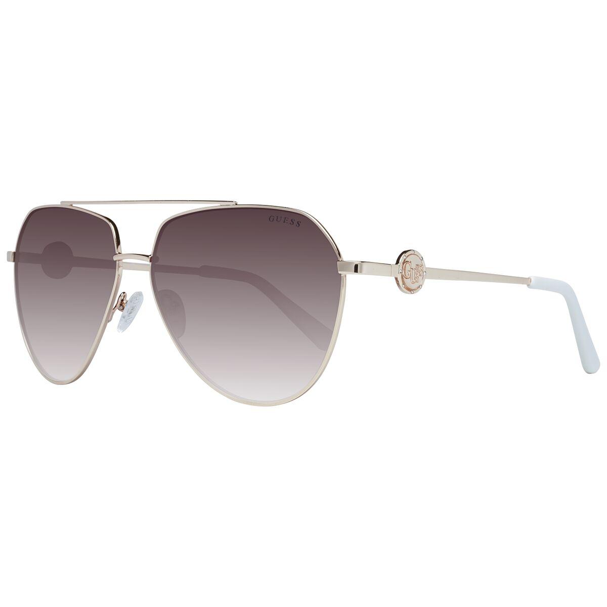 Guess Solbriller Til Kvinder Gf6140 6232f Aviator