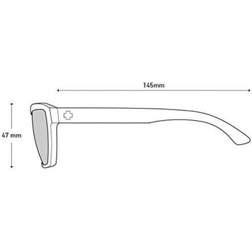 SPY+ HELM 2 solbriller - 57 mm, unisex