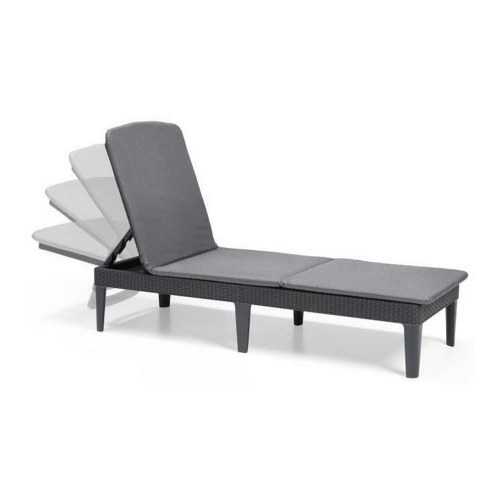 Solstol Allibert by Keter - grå 187 × 58 × 29 cm