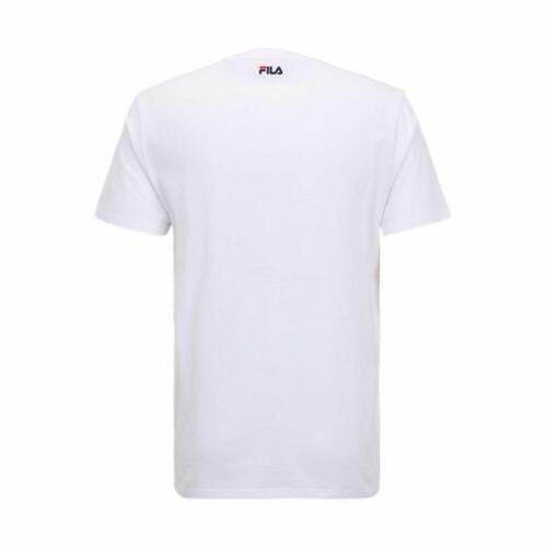 Kortærmet T-shirt til Mænd Fila FAM0447 10001 Hvid XL