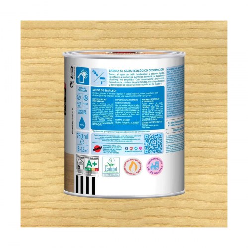 Titanlux fernis 750 ml - farveløs, mat, vandbaseret