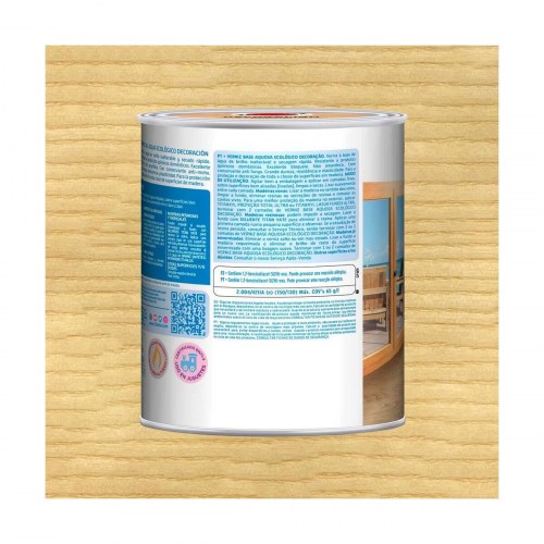 Titanlux fernis 750 ml - farveløs, mat, vandbaseret
