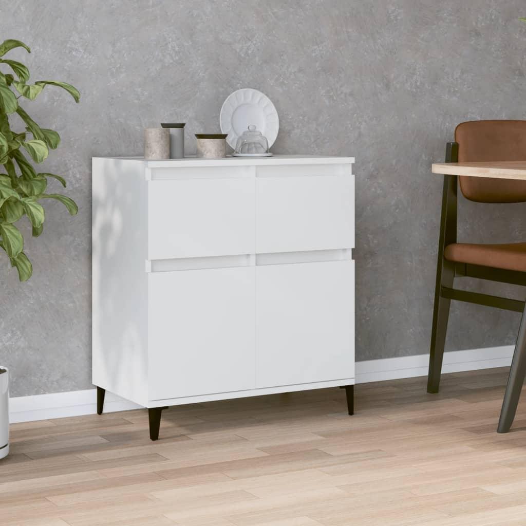 Skænk 60X35X70 Cm Konstrueret Træ - Hvid