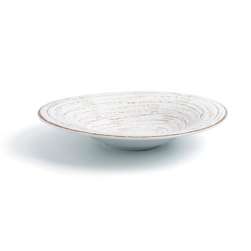 Ariane Tornado White dyb tallerken, keramik, to-farvet Ø 29 cm - 6 stk.