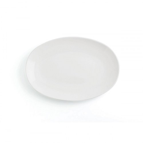 Ariane Vital Coupe ovalt serveringsfad i keramik, hvid Ø 32 cm - 6 stk.