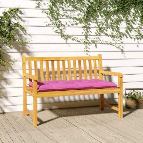 Hynde til havebænk 100x50x7 cm oxfordstof pink