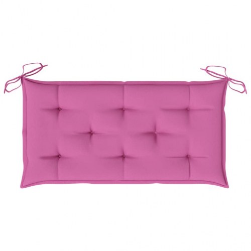 Hynde til havebænk 100x50x7 cm oxfordstof pink